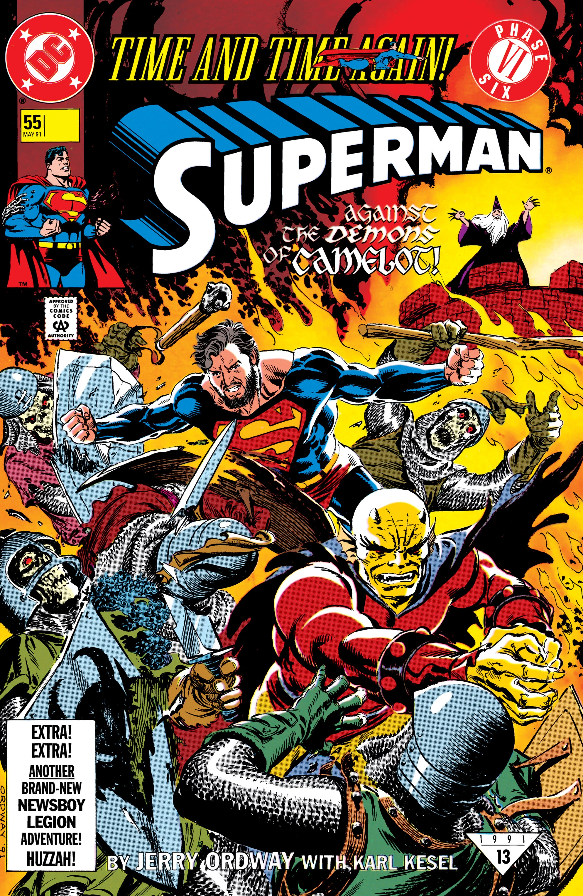 Superman #55 (DC, 1991 — Cover A) cover